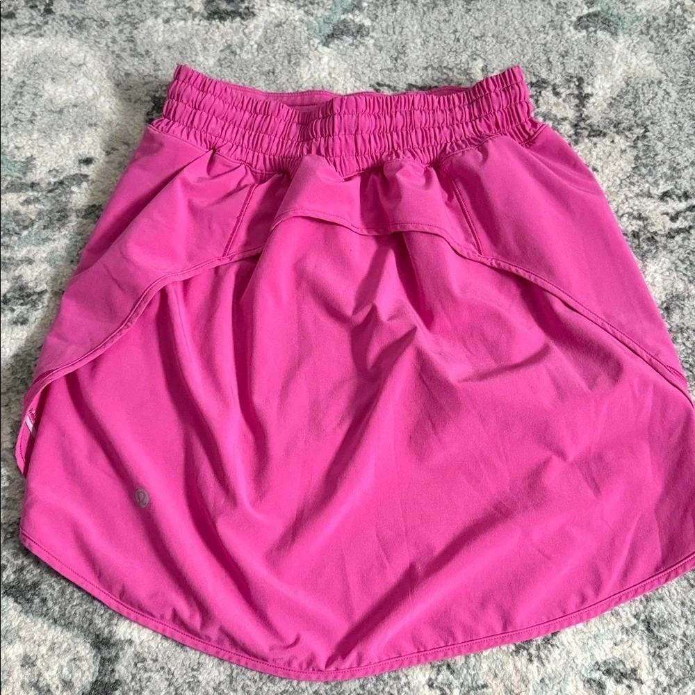 Lululemon Hotty Hot High-Rise Skirt *Long in Sonic Pink